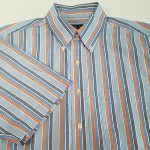 JOS A. BANK Mens Striped Button Down Shirt